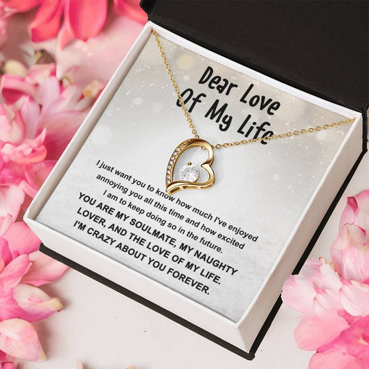 Love Of My Life/ You Are My Soulmate/ Forever Love Necklace