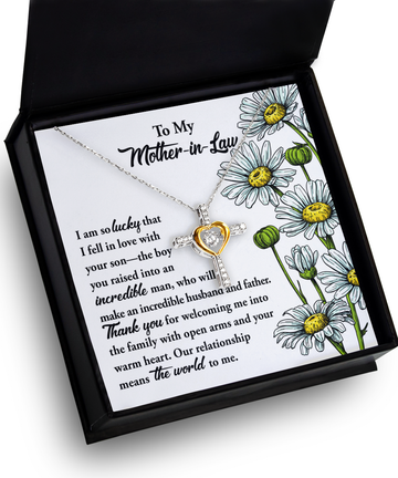 To My Mother-in-Law/ The Boy You Raised/ Cross Dancing Necklace