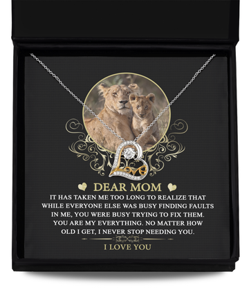 Dear Mom/ You Are My Everything/ Love Dancing Necklace