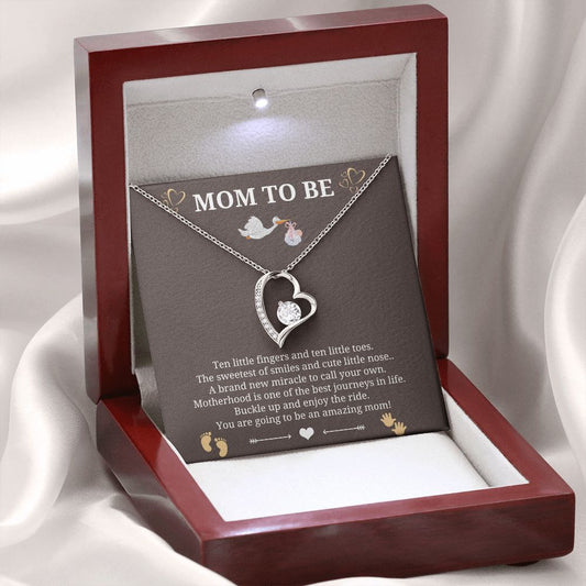 Mom To Be/Ten little fingers and ten little toes/Forever Love Necklace