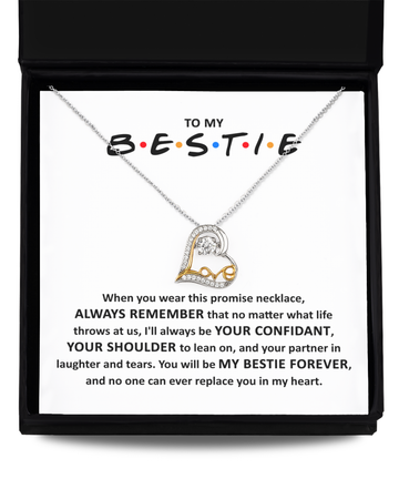 To My Bestie/ I'll Always Be Your Confidant/ Love Dancing Necklace