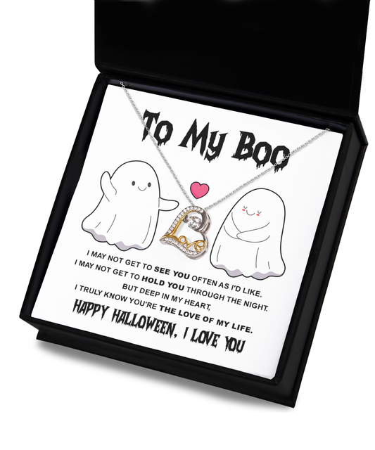 To My Boo/ I May Not Get To See You Often/ Love Dancing Necklace