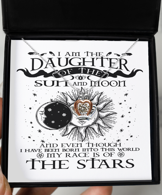 I Am The Daughter Of The Sun And Moon/ Crown Pendant